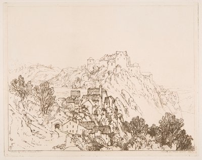 Falls of the Rhine, Schaffhausen af Sir Frank Short