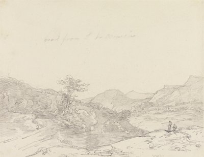 Mellem Llangollen og Oswestry af Sir George Howland Beaumont seventh Baronet