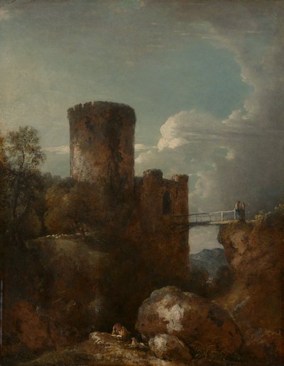 Conway Castle af Sir George Howland Beaumont seventh Baronet