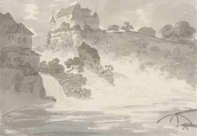 Vandfald ved Schaffhausen af Sir George Howland Beaumont seventh Baronet