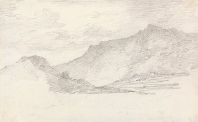Bakkeskitse af Sir George Howland Beaumont seventh Baronet