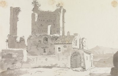Ruiner uden for Rom af Sir George Howland Beaumont seventh Baronet