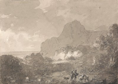 Udsigt over Italiens kyst af Sir George Howland Beaumont seventh Baronet