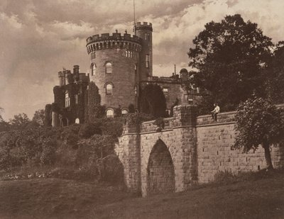Tullichewan Castle, Vale of Leven, Skotland, ca. 1855 (foto) af Sir James Campbell of Stracathro