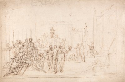 Apollon og muserne af Sir James Thornhill