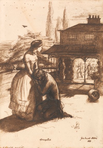 Accepteret af Sir John Everett Millais