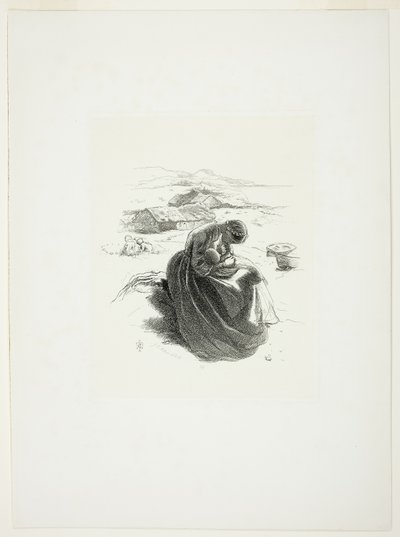 Den unge mor af Sir John Everett Millais