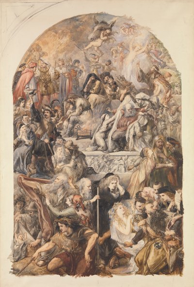 Apoteose af Shakespeares karakterer af Sir John Gilbert