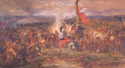 Battle of the Standard, Northallerton, Yorkshire, 22. august 1138, 1880. af Sir John Gilbert