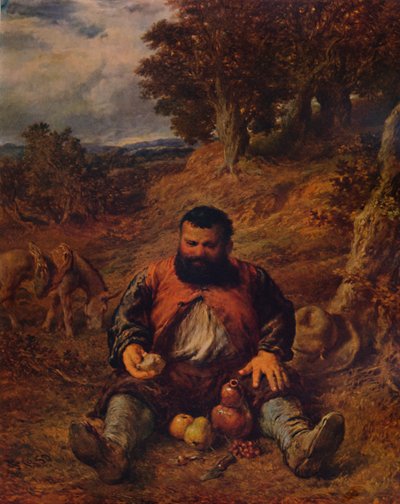 Sancho Panza, 1859, 1935 af Sir John Gilbert
