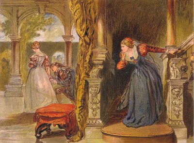 Suk ikke mere, damer, suk ikke mere, c1875 af Sir John Gilbert