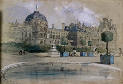 Tuilerierne, Paris, Frankrig, 1846 af Sir John Gilbert