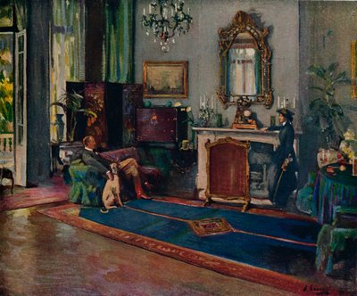 Greyhound, 1910, 1914 af Sir John Lavery