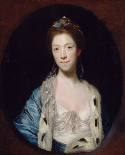 Portræt af fru Luther, 1766. af Sir Joshua Reynolds