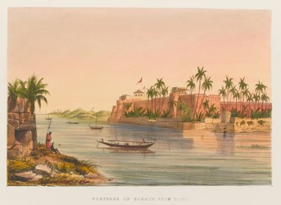 Fortress of Bukkur fra Roree af Sir Keith A. Jackson