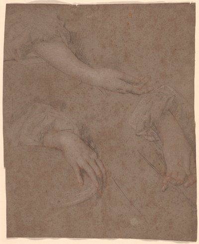 Tegninger af hænder af Sir Peter Lely