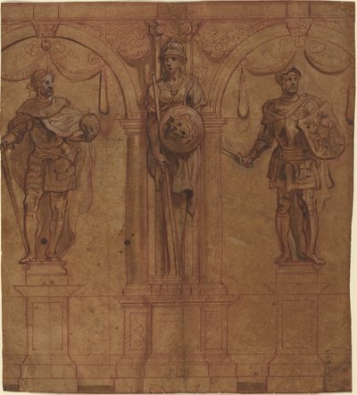 Rudolf I og Albert I med Pallas af Sir Peter Paul Rubens and Theodoor van Thulden