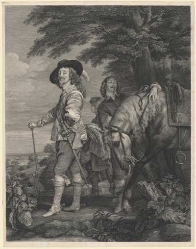 Charles I af England og hertugen af Hamilton af Sir Robert Strange