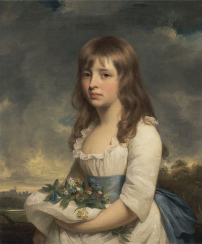 Portræt af en pige af Sir William Beechey