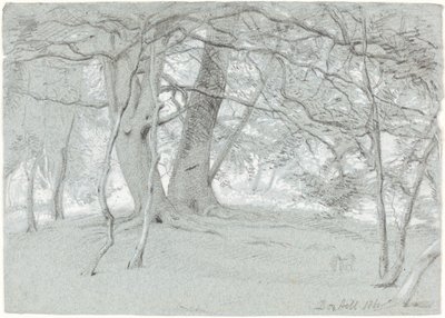 Træer ved Box Hill af Sir William Blake Richmond
