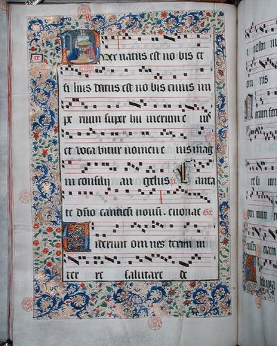 Ms 432 Temporal brugt af søstrene fra kongregationen for karmeliterne i Brugge, skrevet af søster Margarita Bruynewe af Sister Cornelia Wulfekkercke
