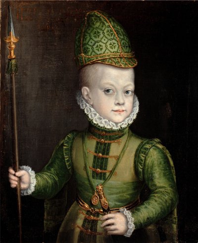 Portræt af en dreng ved det spanske hof af Sofonisba Anguissola