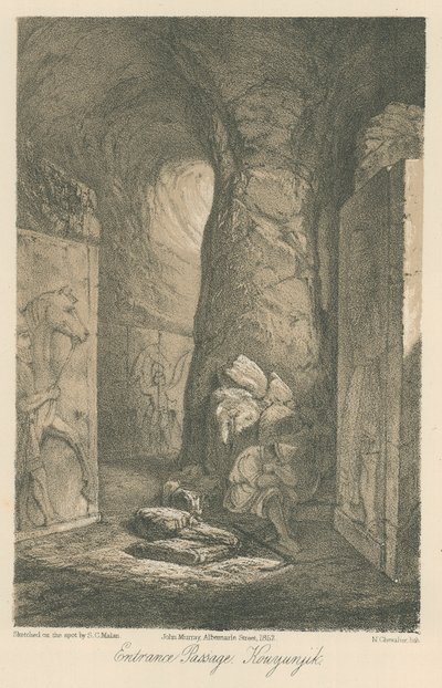 Indgangspassage, Kouyunjik af Solomon Caesar Malan