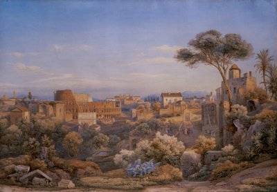 Colosseum og Forum, Set fra Vesten, Rom af Solomon Corrodi