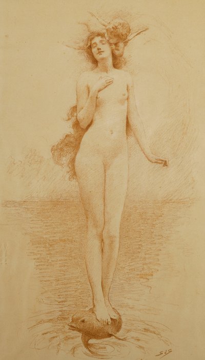 En undersøgelse for - Kærlighedens fødsel, af Solomon Joseph Solomon