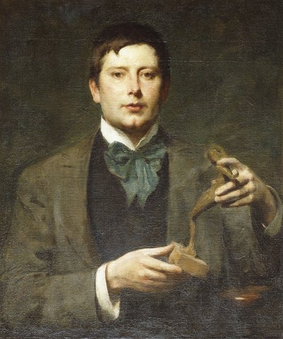 Portræt af billedhuggeren George Frampton af Solomon Joseph Solomon