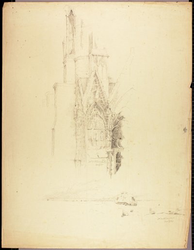 Katedralens facade af Solon H. Borglum