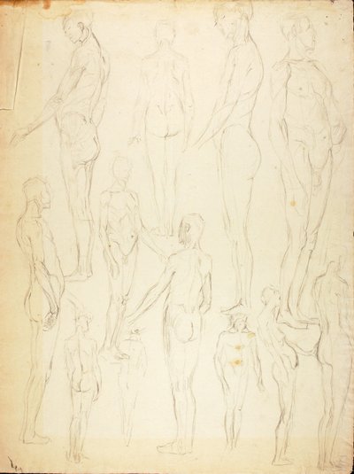 Nøgenbilleder af Solon H. Borglum