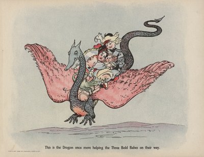 Illustration til Further Doings of the Three Bold Babes (farvelitografi) af Sophia Rosamond Praeger