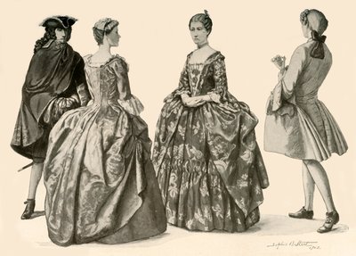 Beklædning under Dronning Annes og George I