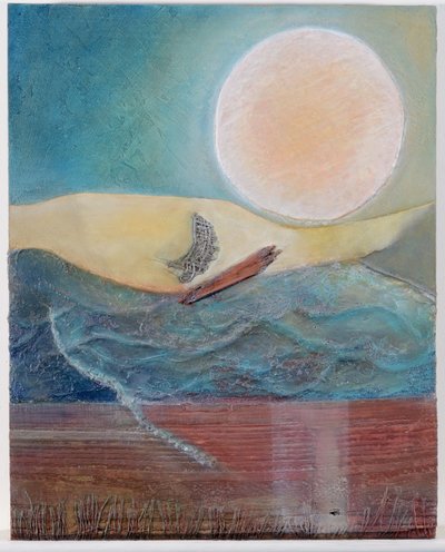 Triptykon (blandet medie) af Sophie Hacker