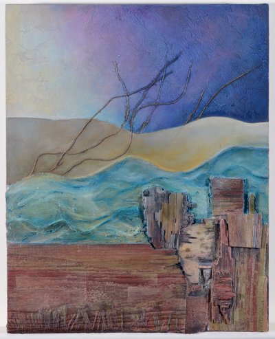 Triptykon (blandet medie) af Sophie Hacker