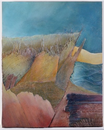 Triptykon (blandet medie) af Sophie Hacker