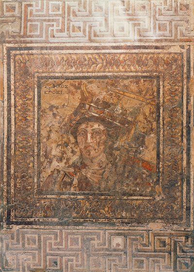 Personificering af byen Alexandria (mosaik) af Sophilos
