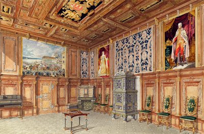 Kroningshallen i Laxenburg Slot nær Wien af Sotira
