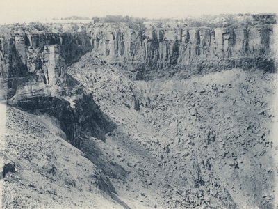 De Beers Open Mine, som det er i dag (s/h foto) af South African Photographer
