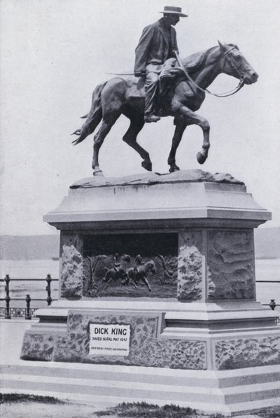 Dick King Memorial, Durban (s/h-billede) af South African Photographer