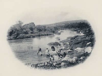 Sådan vaskes tøj i Transvaal (s/h-billede) af South African Photographer