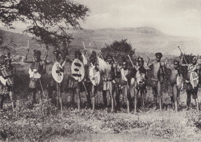 Kafir Warriors (s/h foto) af South African Photographer
