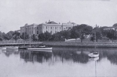 Law Courts, Esplanade, Durban (s/h-billede) af South African Photographer