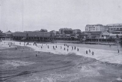 Ocean Beach, Durban (s/h-billede) af South African Photographer