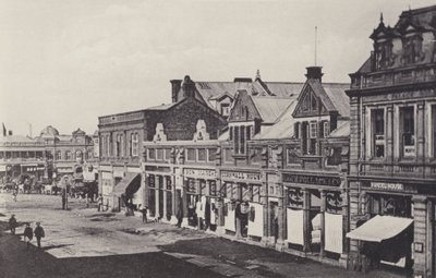 Rissik Street (s/h-billede) af South African Photographer