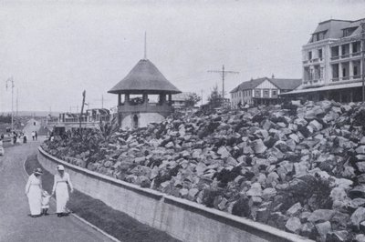 Rockery on the Beach, Durban (s/h-billede) af South African Photographer