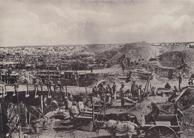 Scener i gamle dage, tør sortering i 1872 (s/h foto) af South African Photographer