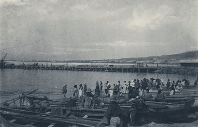 Fiskemarkedet, Cape Town (s/h-billede) af South African Photographer