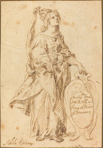 Eritreisk sibylle af Spanish 17th Century